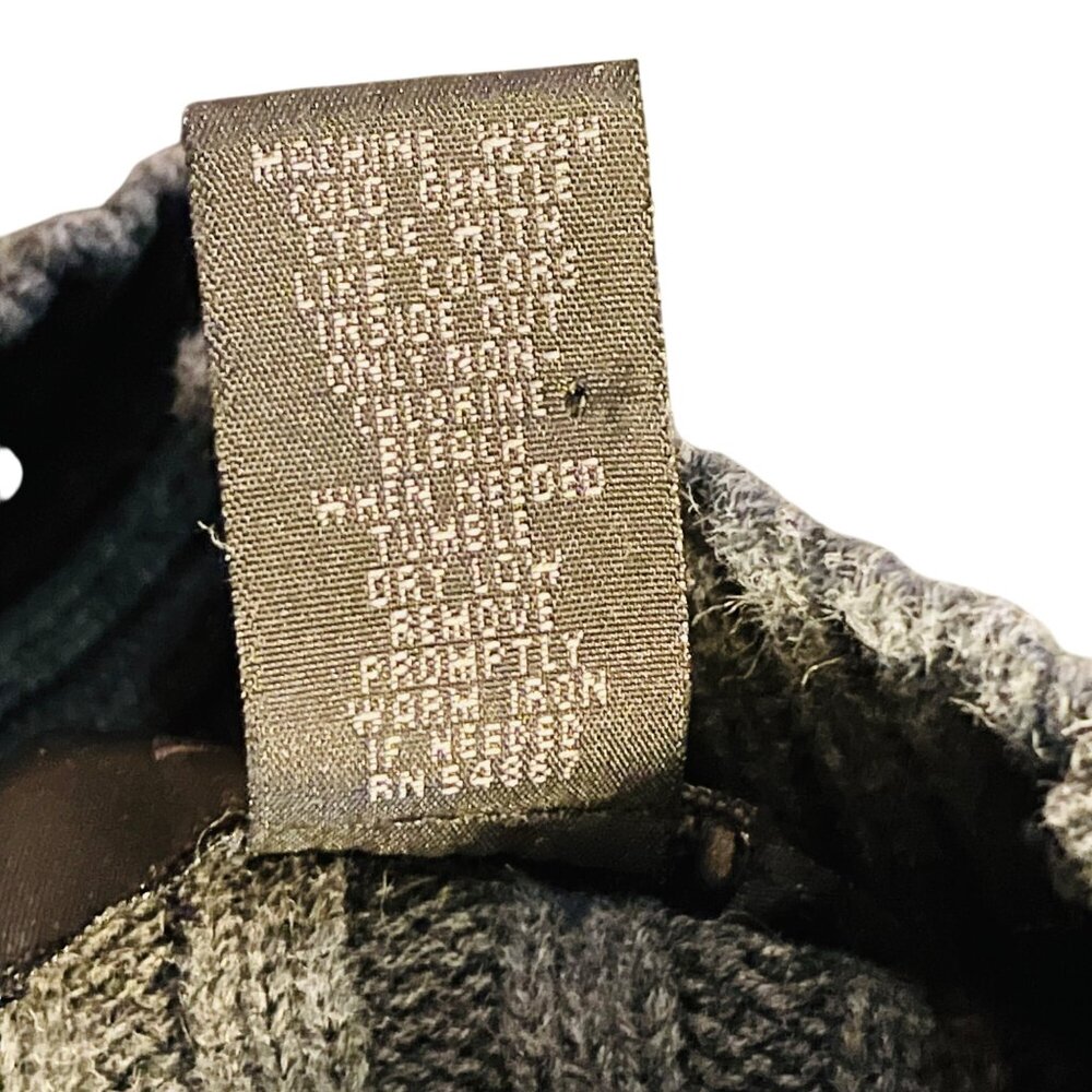 Express Mens Pullover Sweater Dark Gray Mock Neck… - image 6